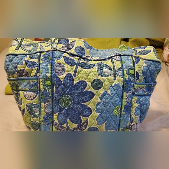 Vera Bradley Doodle Daisy Campus Tote Bag Retired Pattern Pre Owned. - Picture 4 of 12